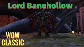 WoW Classic/Warlock quest Lord Banehollow for Dreadsteed mount