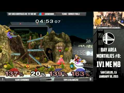 Bay Area Monthlies #8 - Teams - Winner Finals: Alan & Shroomed vs MIOM|Toph & Kalamazhu
