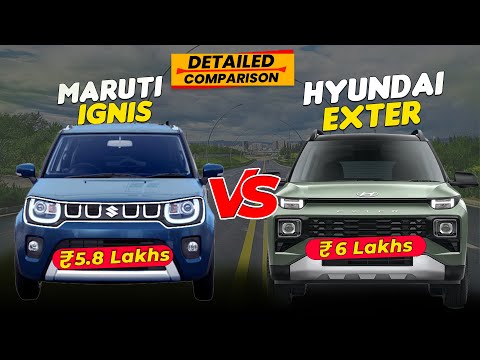 Hyundai Exter vs Maruti Ignis | Detailed Comparison | कौनसी Best है?
