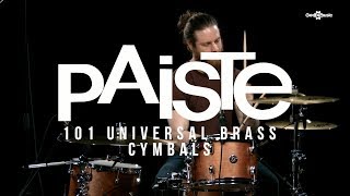 Video thumbnail for Paiste 101 Universal Brass Cymbal Pack (14, 16, 20) | Gear4music demo by Gear4music Guitars