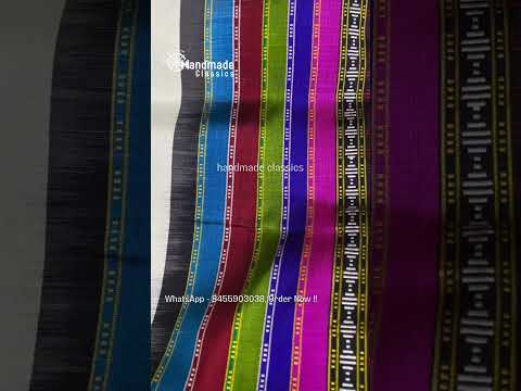 Classic White body with Black border ⚜ Double Aanchal #BrahmapuriPatta saree