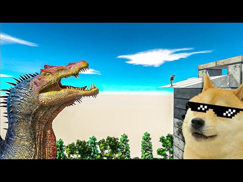 Giant Spinosaurus Feeding - Animal Revolt Battle Simulator