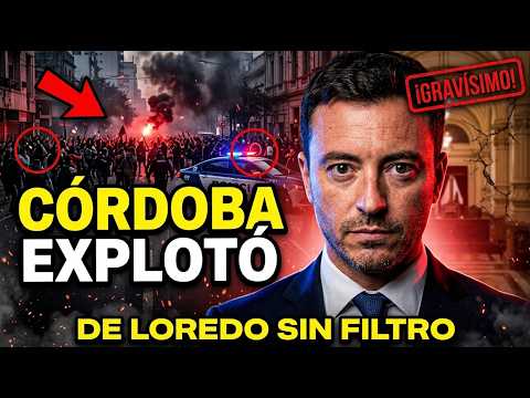 “‘NOS ORDEÑAN CON IMPUESTOS’: el crudo diagnóstico de De Loredo en Villa María”