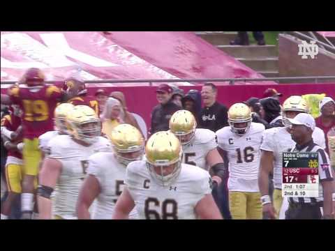 Notre Dame Football Highlights vs. USC