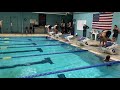 100 Fly SCY (lane closest to camera)