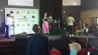Zintle Mhawu  Cape Town gospel auditions.