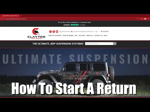How to Start a Return