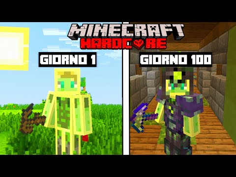 SOPRAVVIVO PER 100 GIORNI SU UN MONDO HARDCORE DI MINECRAFT ITA!