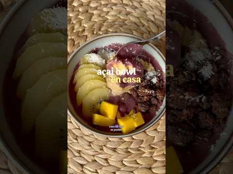 Açaí Bowl at Home 🫐🍌🥣