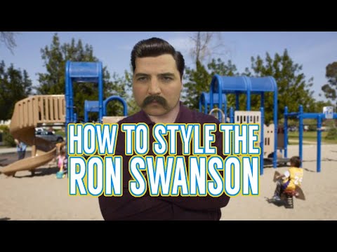 How to style a RON SWANSON style haircut and Mustache (sort of)