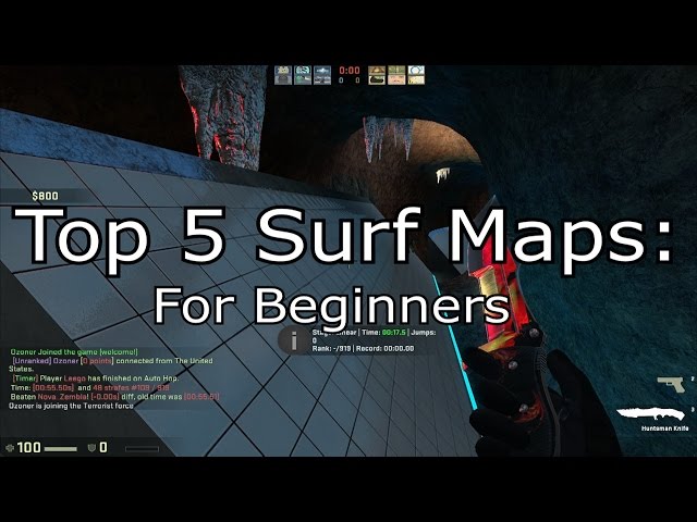 Top 5 CS:GO Surf Maps! (For Beginners)