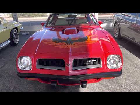 1974 Pontiac (SUPER DUTY 455)Trans ￼Am)last of the true Pontiac’s(Mecum)Corner Classic Car 😎