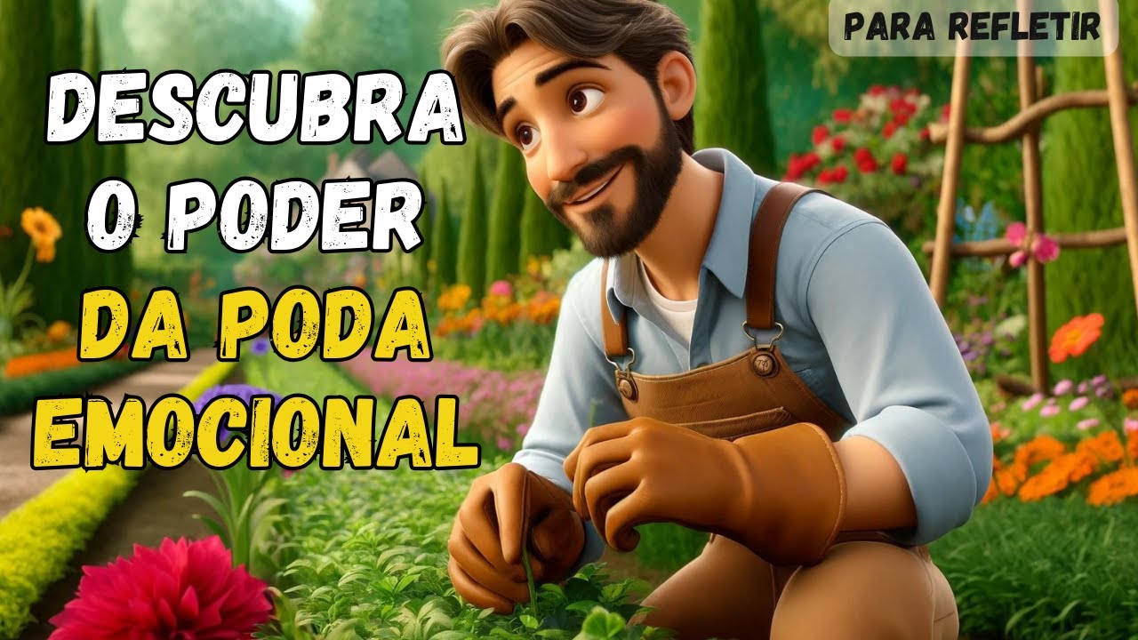 O JARDINEIRO QUE CULTIVAVA EMOÇÕES | Aprendendo a Podar o Coração