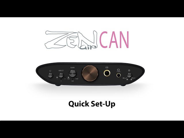 Video teaser for ZEN Air CAN Quick Set-Up Guide