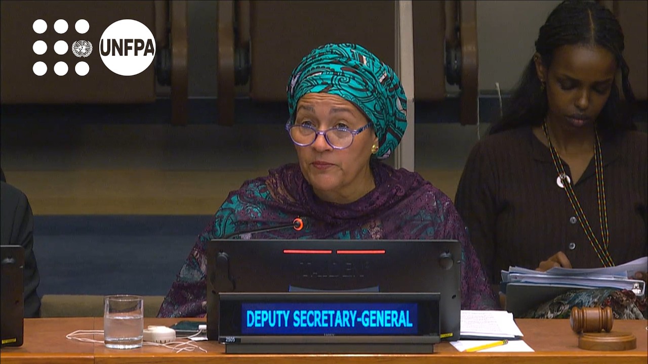 UN Deputy Secretary-General Ms. Amina J Mohammed spoke at the CPD59 Opening