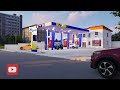 Petrol Station | 3D animation | Acestruct