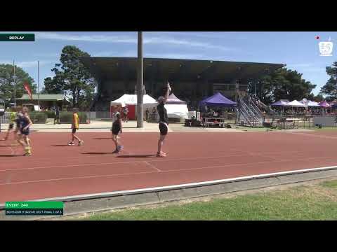 Boys U10 60m Hurdles Timed Final 2: 2023-24 State Track and Field Championships