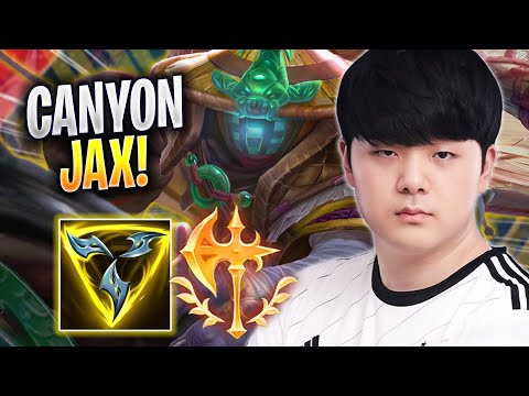CANYON IS A BEAST WITH JAX! - DK Canyon Plays Jax TOP vs Wukong! | Season 2023