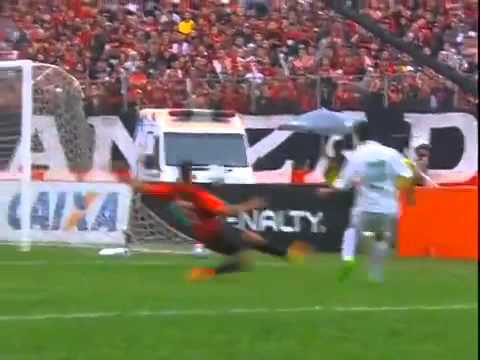 Gol de Deivid  Atlético-PR 1 x 1 Coritiba - Campeonato Paranaense - 2013