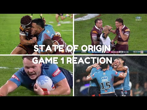 STATE OF ORIGIN GAME 1 2026 (FULL REACTION) 