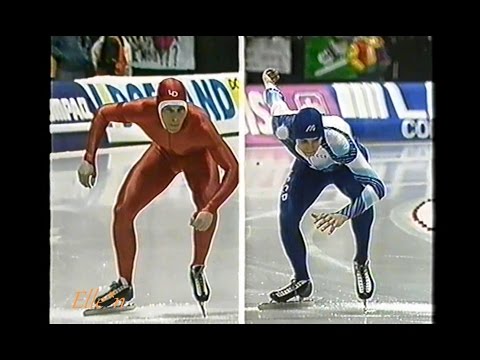 European Championships Heerenveen 1992 - 500 m Anufrienko - Koss