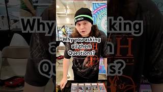 Asking Pokémon Vendors awkward questions at Card Shows #pokemon #shorts #fyp #vendor #tcg #scalper