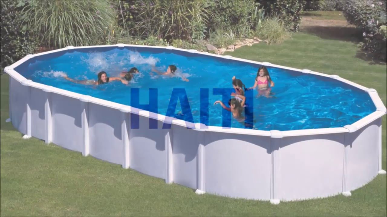 Piscine acier Gré Haiti ovale