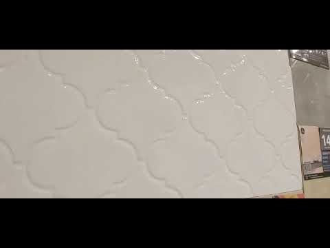 EUROFLIZES.LV / EUROFLIZES.EU / 30x60cm / WHITE ARABESCA SHINY