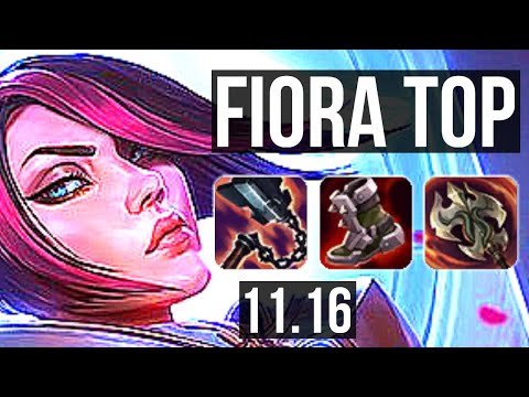 FIORA vs CHO'GATH (TOP) | 11 solo kills, 1.6M mastery, 500+ games | NA Master | v11.16