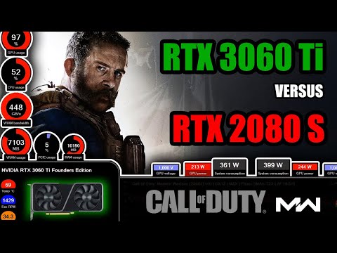 RTX 3060 Ti vs RTX 2080 SUPER | Test in Call of Duty Modern Warfare