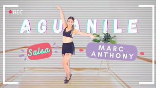 [🔥Dance Workout🔥] ️🎼 AGUANILE | ️🎤 Marc Anthony | 💃 Salsa Dance Fitness | Choreography by Jasmine