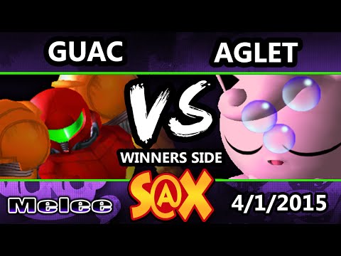 S@X - Guac (Samus) Vs. Bones (Falco) SSBM Tournament - Smash Melee