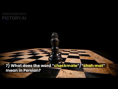 What does the word “checkmate”/“shah mat” mean in Persian?