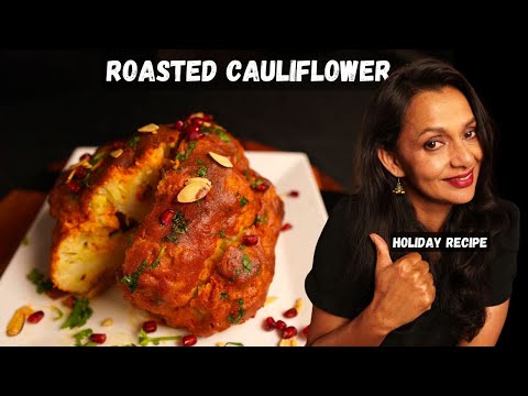 WHOLE ROASTED CAULIFLOWER - Christmas Recipe