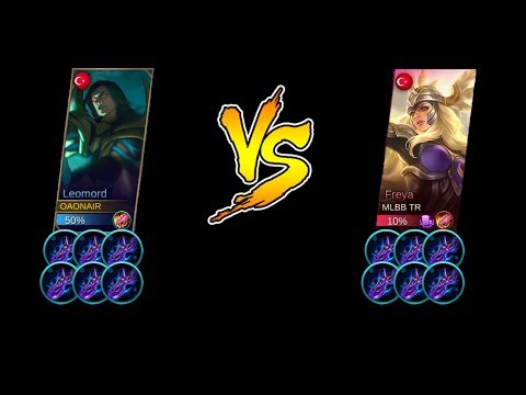 Leomord Vs Freya Max Attack | Max Speed | Mobile Legends