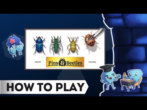 Pins and Beetles?. How to Play Board Game, with Tarrant and Stella