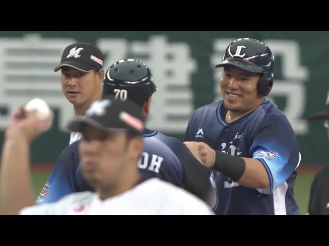 【2回裏】ライオンズ・山川 右中間を破るタイムリー2ベースで先制!! 2019/9/16 L-M