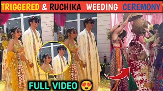 Triggered & Ruchika Sangeet Ceremony😍|Triggered Insaan Wedding| Nischay & Ruchika Haldi function