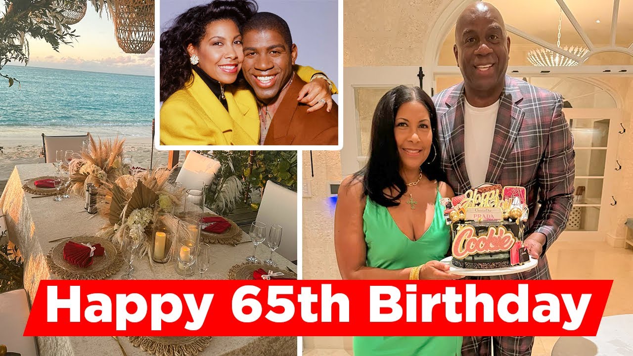 Magic Johnson Celebrated His Wife Cookie’s 65th Birthday In A Sweet Way