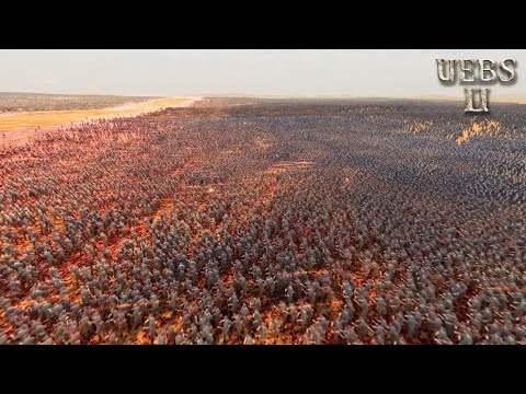 INSANE EPIC WW2 BATTLE 1 MILLION GERMAN SOLDIERS VS 1 MILLION U.S. SOLDIERS | UEBS2