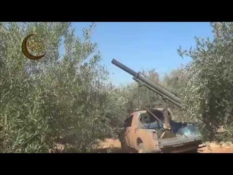 استهداف مقرات قوات النظام في قرية الربيعة في ريف حماة بواسطة صواريخ الغراد من قبل غرفة عمليات بدر الشام