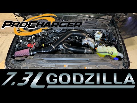 7.3L Godzilla V8 Supercharger Install | 2022 F350 Super duty | @procharger