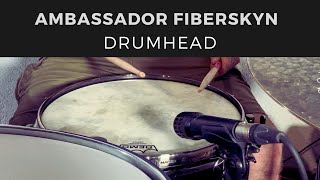 Video thumbnail for Remo Ambassador Fiberskyn drumhead by alsuvi