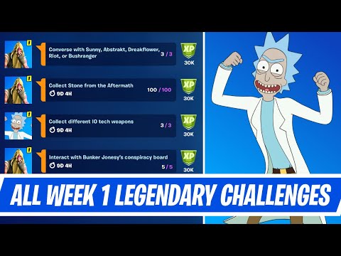 All Week 1 Legendary Quest Challenges Guide in Fortnite   Week 1 Quest in Chapter 2 Season 7
