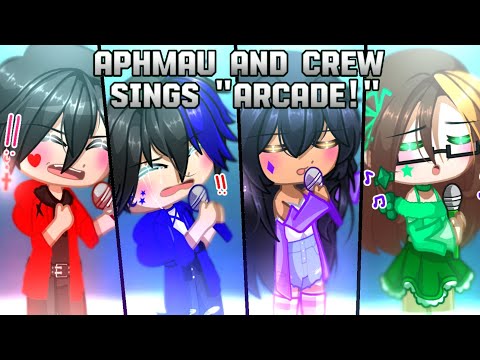 \🎤\Aphmau and crew sings \Arcade\||💜Aphmau💜|||Gacha meme✨✨✨