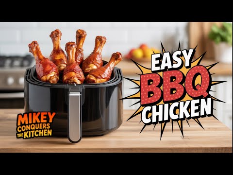 The ULTIMATE BBQ Air Fryer Chicken Legs Hack (Crispy & Juicy)