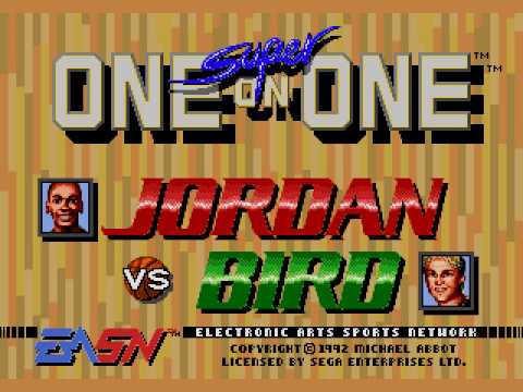 Jordan vs Bird : One on One Megadrive
