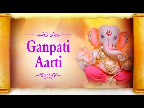 Ganpati Aarti In Marathi - Sukh Karta Dukh Harta Varta Vighnachi by Suresh Wadkar | With Lyrics