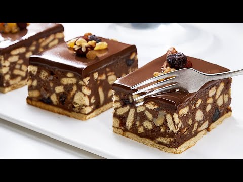 EIN NEUES Schokoladendessert zu Weihnachten! Kein Backen, kein Ofen, keine Maisstärke