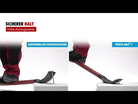 WÜRTH AT WORK – Abstandsmontageschraube AMO®-Y 7,5 mm